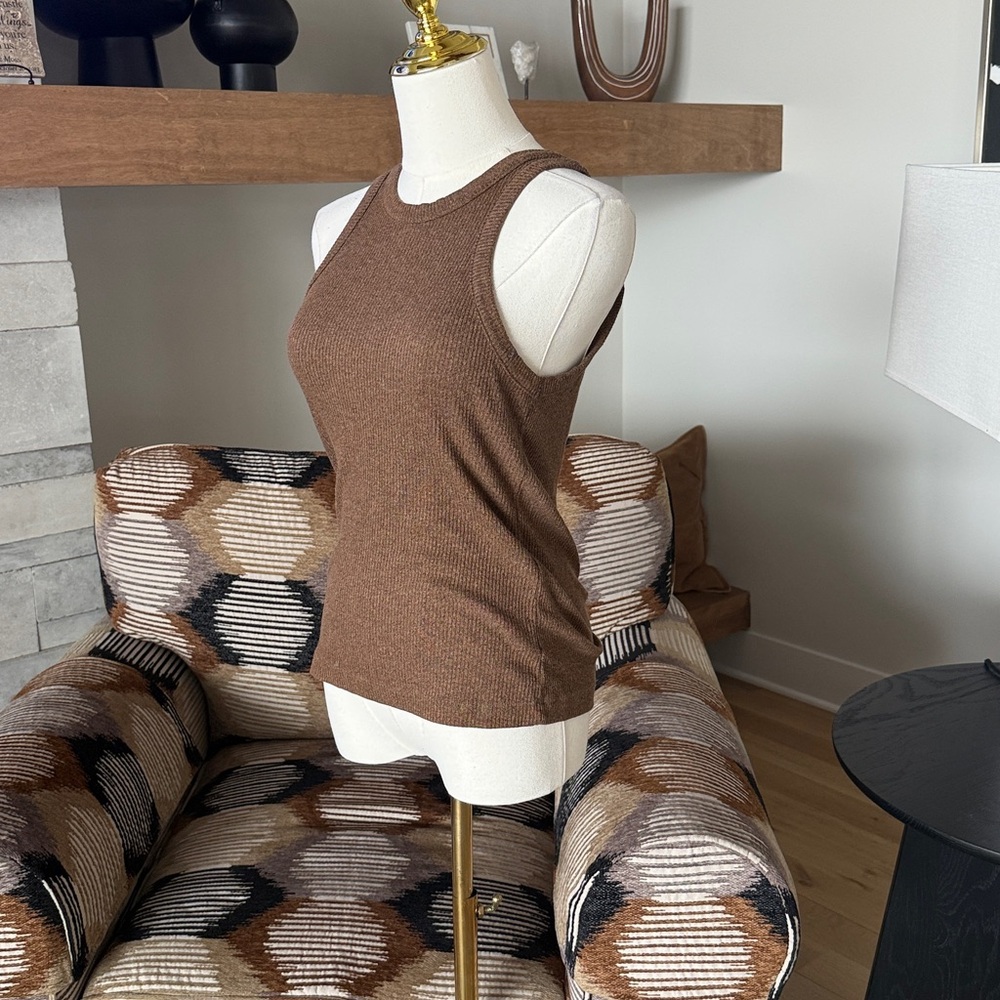 Agolde Bailey Ribbed Tank - Picture 5 of 12